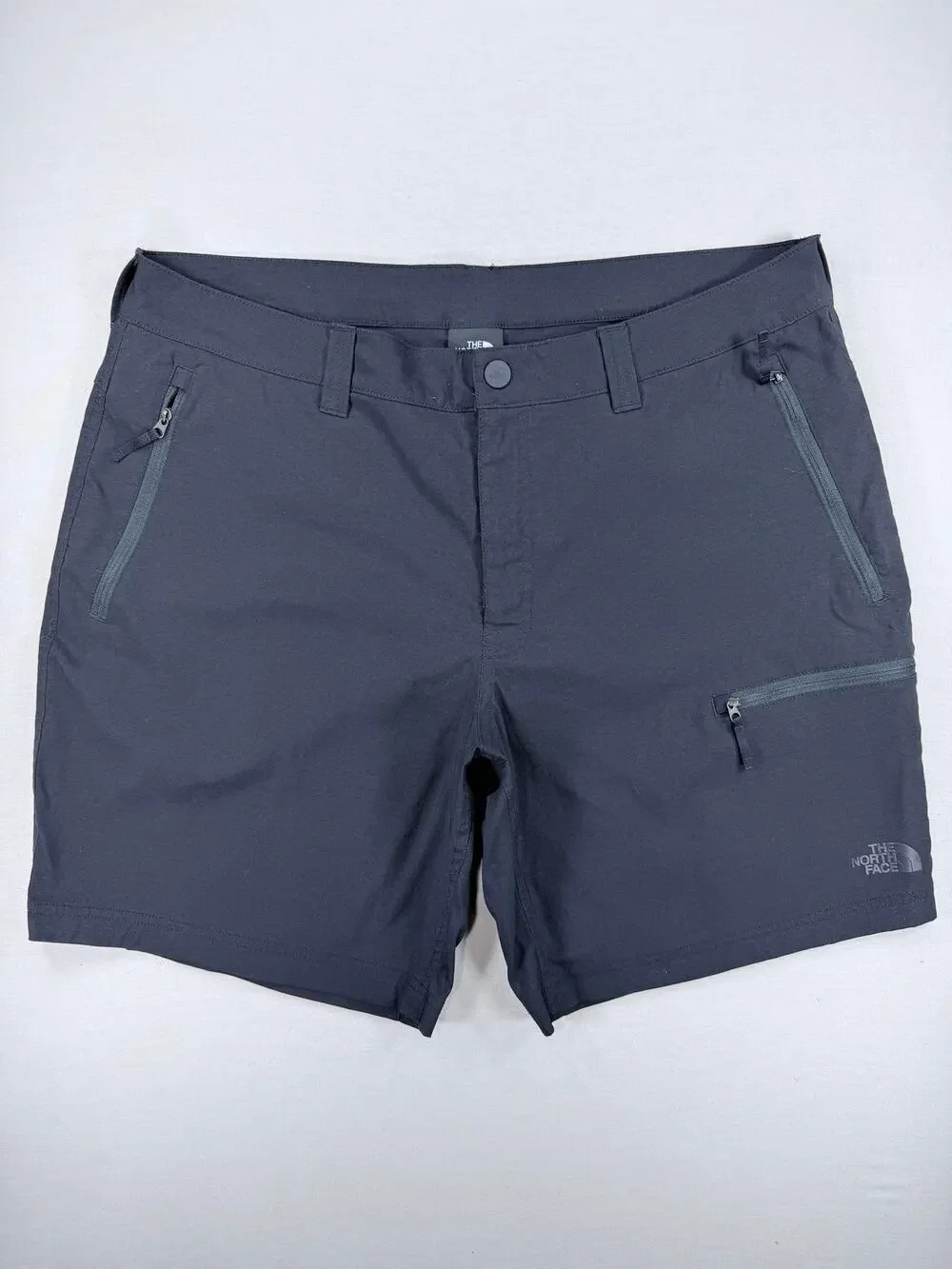 The North Face Mens Exploration Cargo Shorts Size 38 Black Hiking Athletic